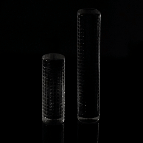 Quartz Etched Solid Pillars